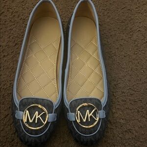 Michael Kors Lilly Mock Admiral Pale Blue Flats